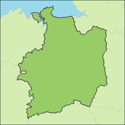 Carte du département de l'Ile et Vilaine