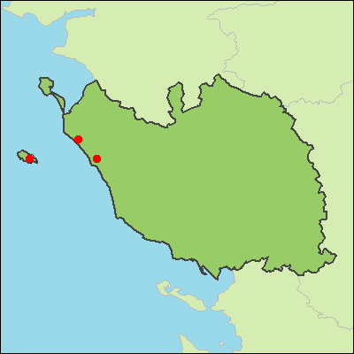 Carte du département de la Vendée