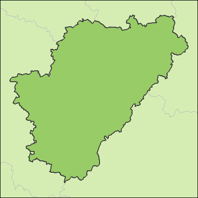 Carte du département de la Charente